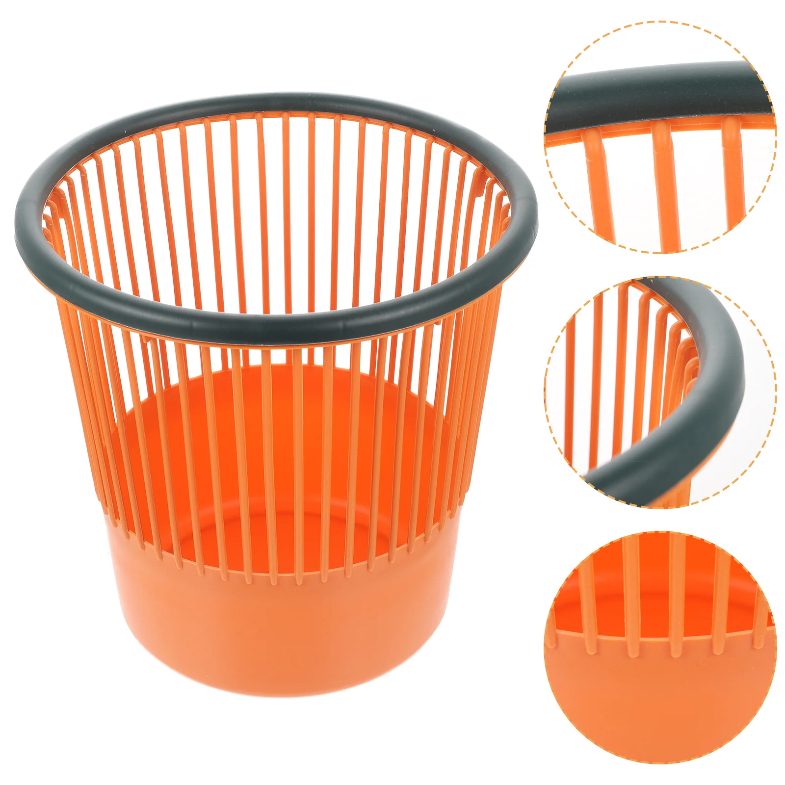 

Open Trash Can Dormitory Small Bin Slender Long-lasting Use Garbage Basket Pp Home Rubbish Kitchen