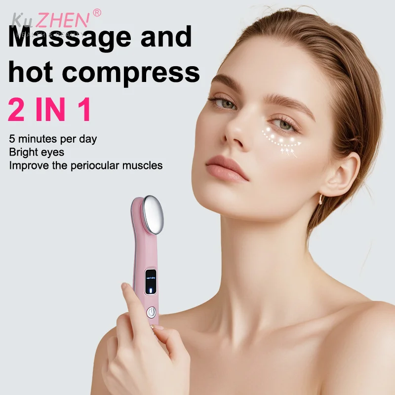

New Eye Vibration Eye Massage Equipment 3 Mode Hot Therapy For Eye Care Facial Puller Relaxation Tool Portable USB Massager Tool