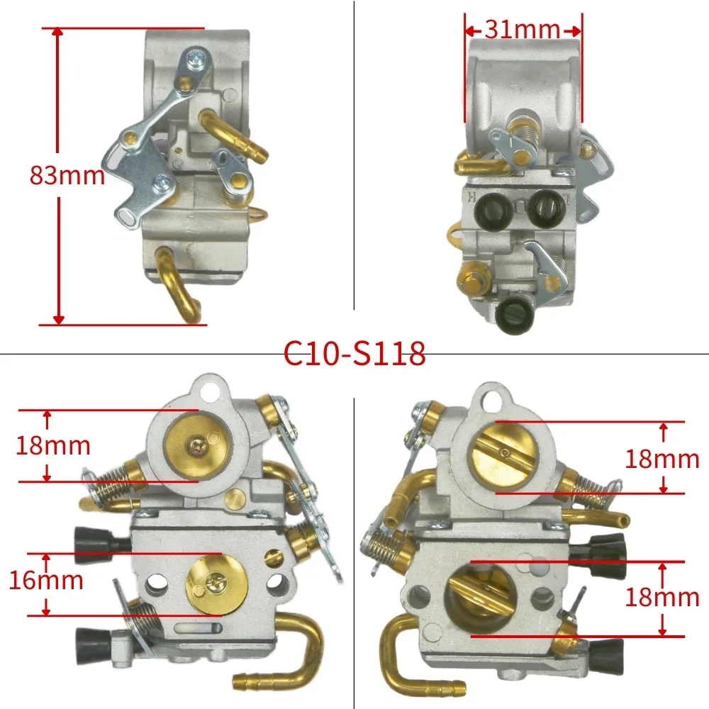 For Stihl/ZAMA TS410 TS420 Cut-Off Saw -  C1Q-S118 Carburetor Replacement