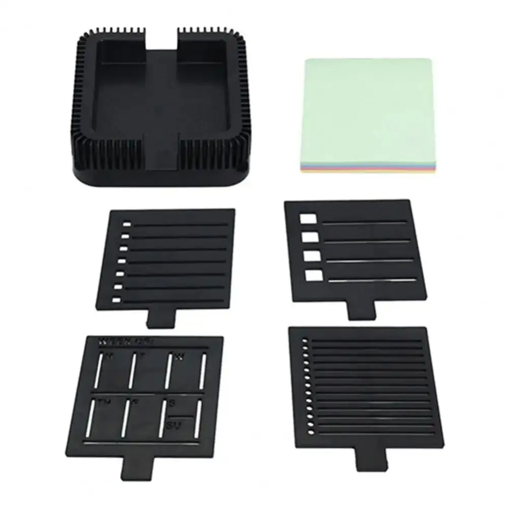 

Drawing Template Sticky Note Holder Self-sticky Notes Efficient Note Holder Stationery Storage Marking Template Desk Organizer