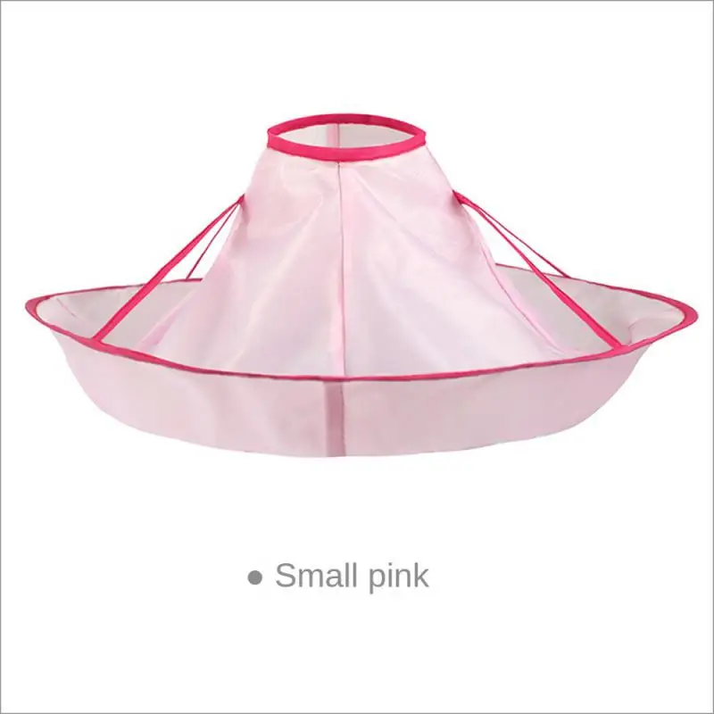 Adult Medium Size Haircut Cloak Cloth Hair Dye Three-Dimensional Breathable Household Haircut Cloak Foldable Haircut Tool