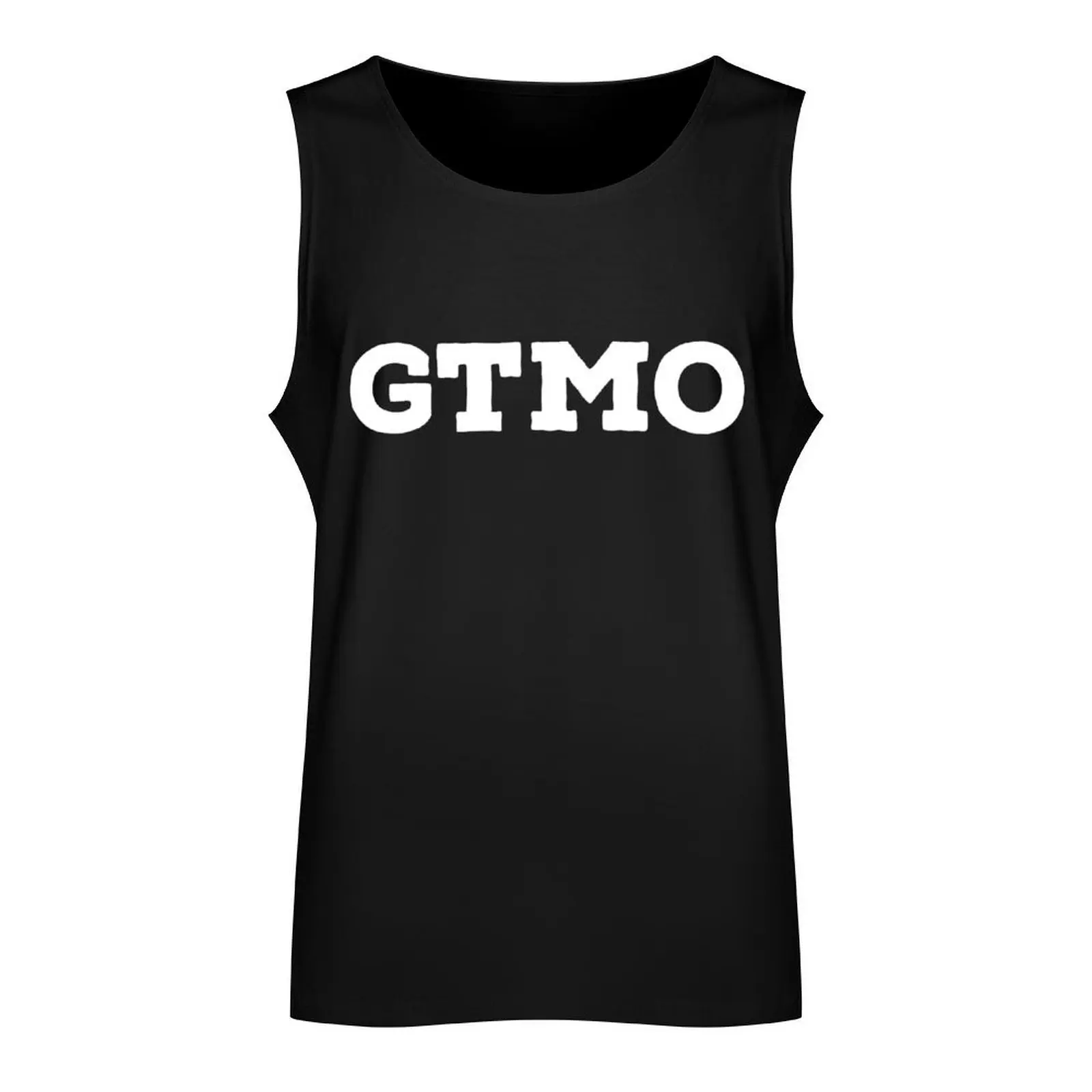 GTMO Gitmo Guantanamo Bay Cuba Tank Top Men's sleeveless gym shirts men clothing Men gym sportswear