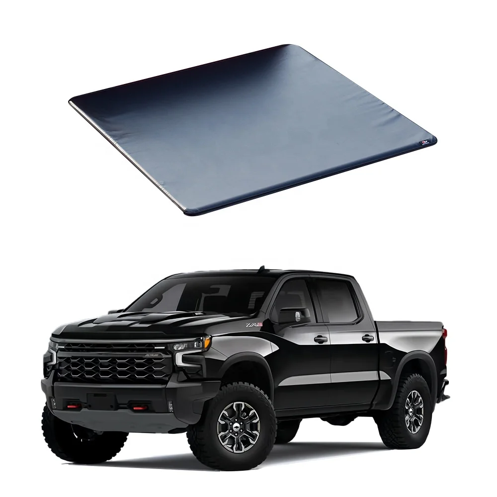 Fashion customized 4x4 Vinyl Soft Roll Up Pickup Truck Bed Tonneau Cover for chevrolet Chevrolet chevy silverado 1500