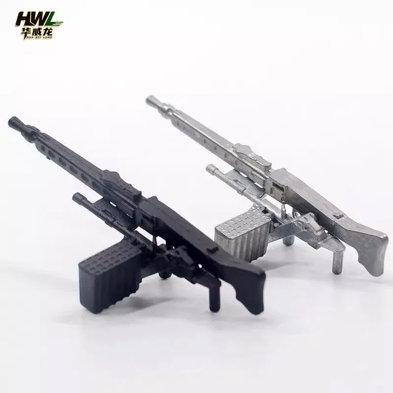 1/16 Leopard 2a6 Tank Full Metal Mg3 Simulation Machine Gun Henglong Tank Turret Decoration Modified Accessory Machine Gun