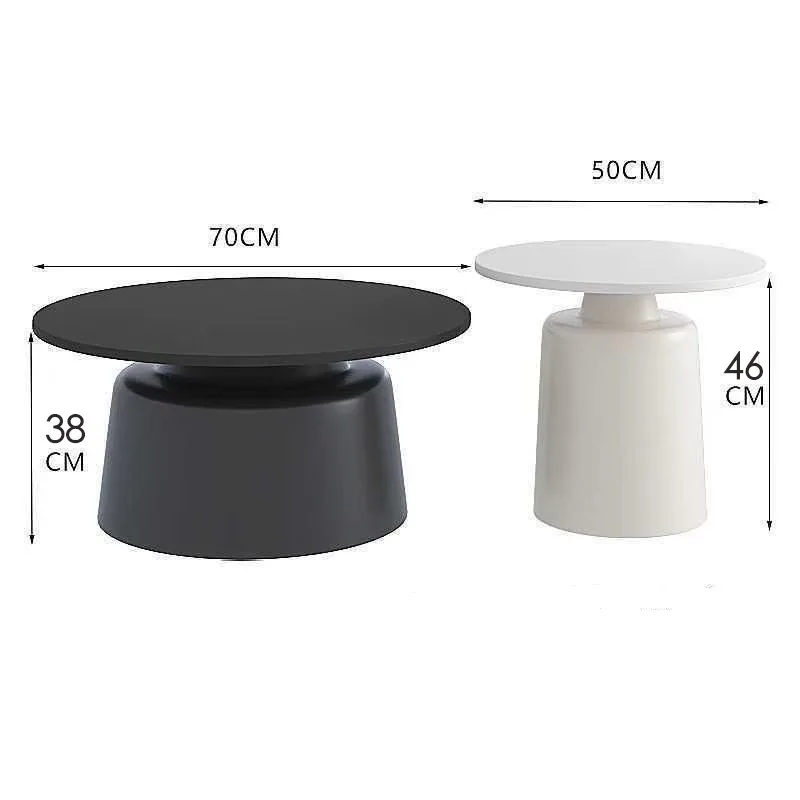 -hhLuxury Simple Coffee Table Nordic Vintage Premium Aesthetic Side Table Creative Storage Table Pliante Living Room Furniture*