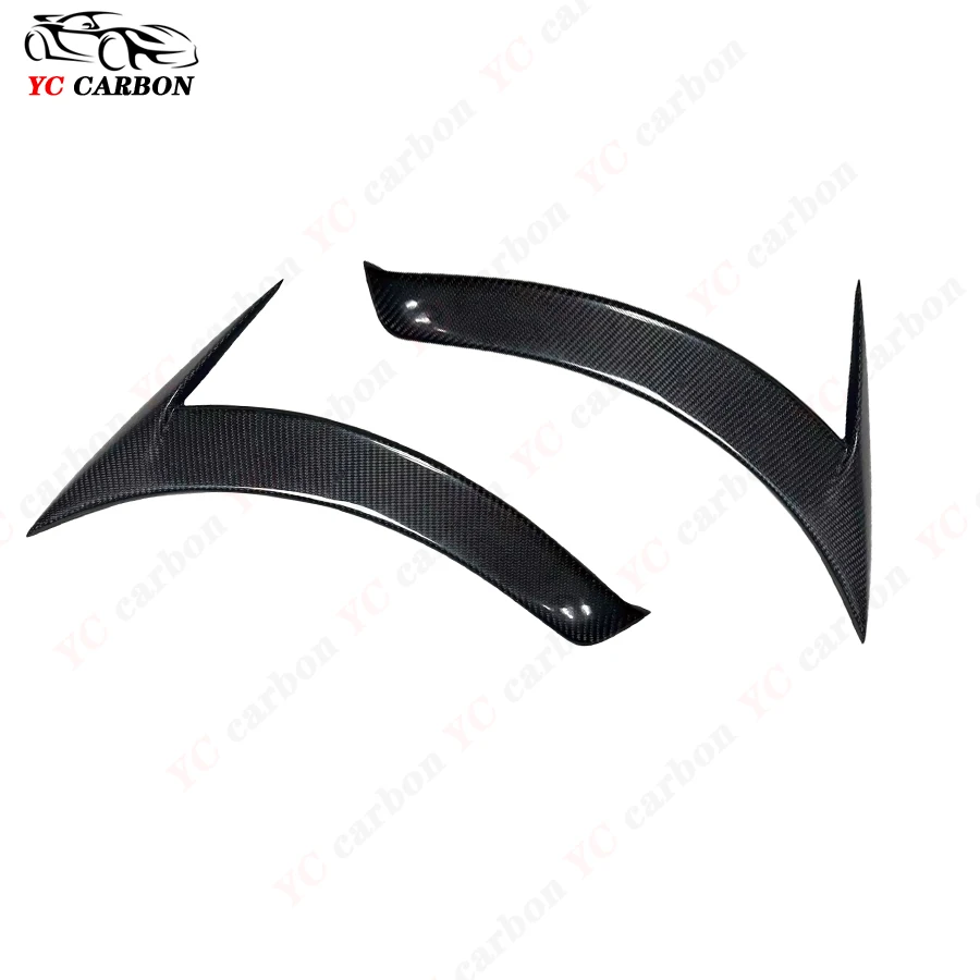 For Mercedes Benz CLA Class W117 CLA260 CLA250 2013-2019 Front Fender Vent Fin Trim Covers Carbon Fiber Side vents Car Body Kit