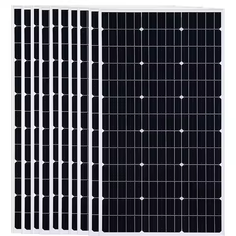 1500W Solar Panel Charger 150W 300W 450W for Battery Generator Power Station Home RV Camping Marine Rooftop Off-Grid Application