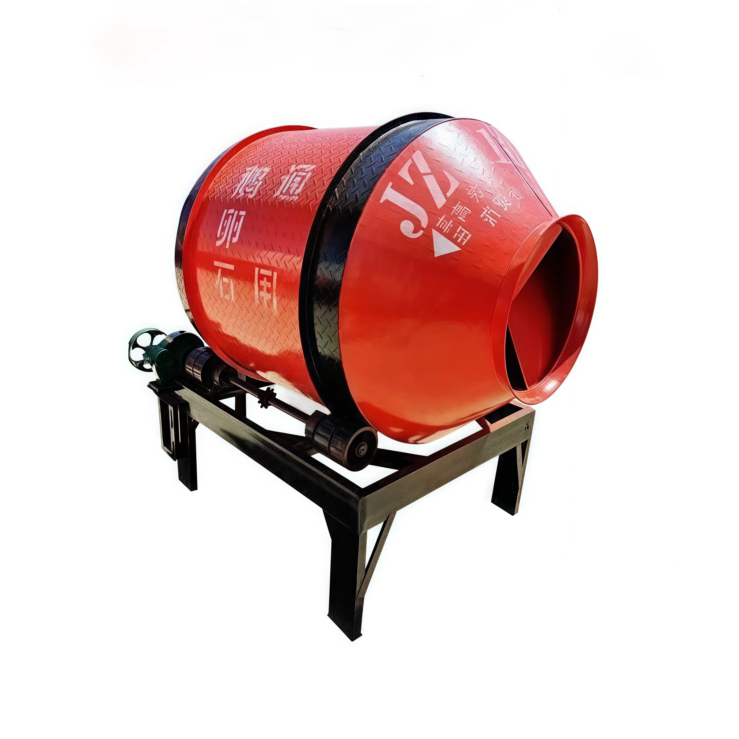 High Efficiency Diesel Cement Mortar Mixer Steel Barrel Concrete Mixer For Engineering Construction With Motor As Core Component