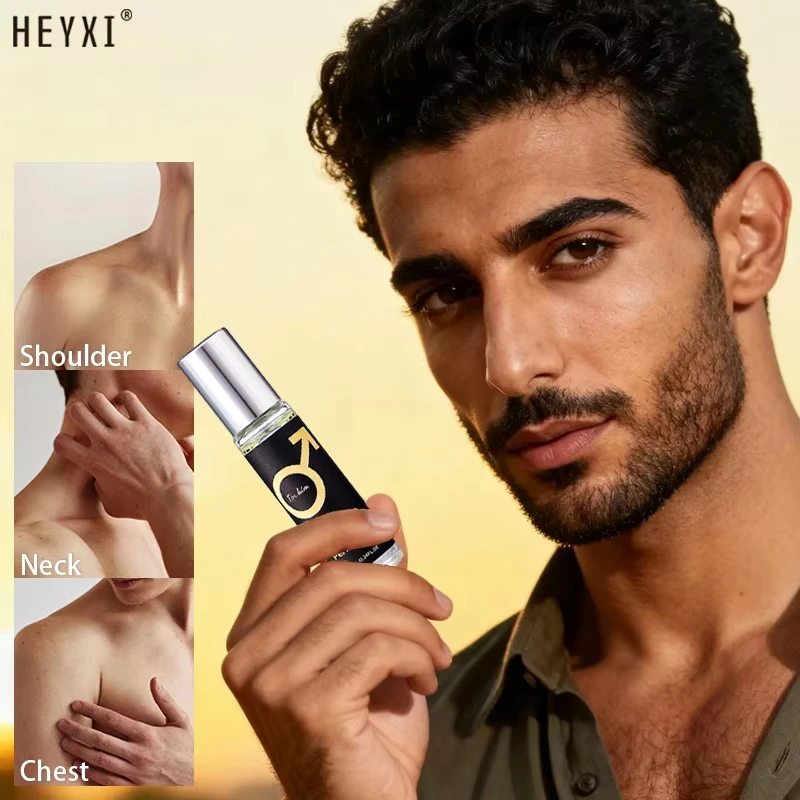 Men's Rolling Fragrance, Long-Lasting Scent, Cologne Fragrance, Exudes a Charming Scent, Suitable for Dating and Daily Use