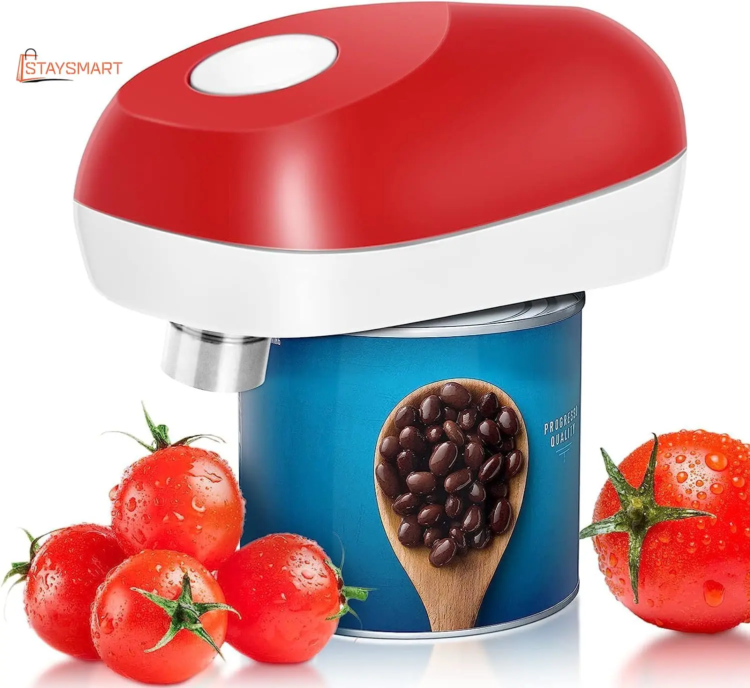 

Electric Can Opener No Sharp Edge Can Opener Open Portable Battery Operated Easy To Operate Kitchen Gadget Hand Free Can Opener