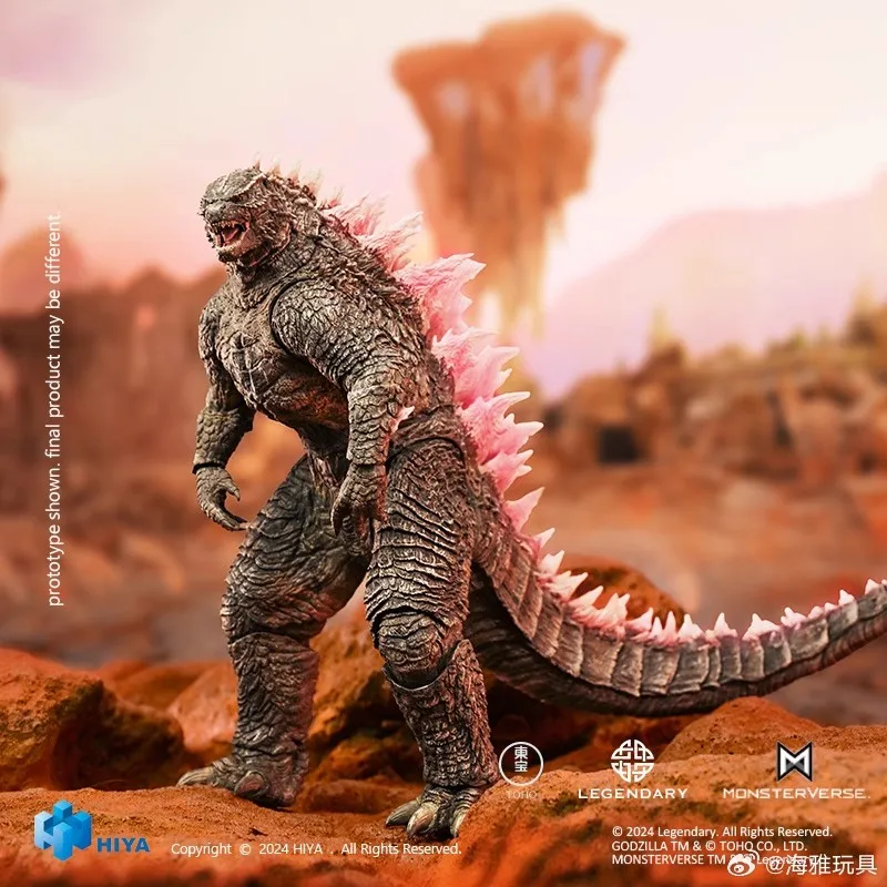18 cm Hiya Godzilla Vs Kong 2 Nuevo Imperio Figura de anime Godzilla Evolved Ver. Figuras de acción juguetes para niños regalo de cumpleaños personalizado
