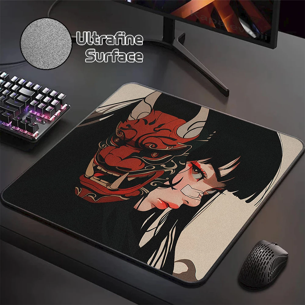 

Ultrafine Surface Mouse Pad Game Mask Girl Mousepad Locking Edge Mouse Pad Gamer Mouse Mat Office Carpet Gaming Mats 400x450mm