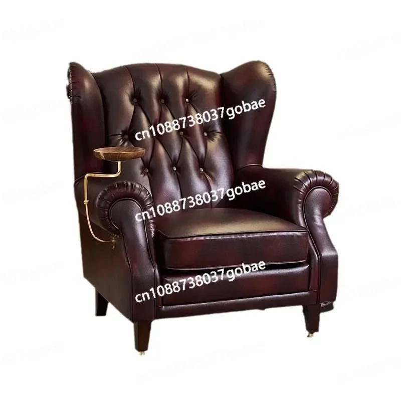 1919 Godfather Cigar Chair Italian Single Sofa American Classic Living Room Hotel Bedroom Leisure Reception Tiger Chair