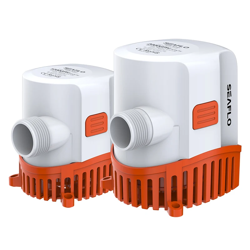 

STLF 17 Series Mini Auto Bilge Pump 2000GPH Submersible 12V Electric Pump with No Float Switch Required New Design