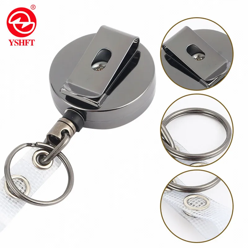 

2023 выдвижной Бейдж, металлический зажим для медсестер, студентов, врачей, бейдж с именем, держатель для больницы, офиса, удостоверения личности