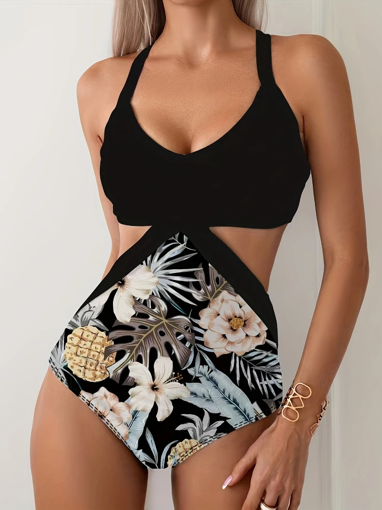 2024 women\'s swimsuit  new swimwear special fabric women\'s bikini briefs bikini push up  high waist bikini