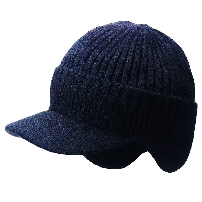 Casquette de baseball coupe-vent pour homme, protection des oreilles, optique chaude, casquette de vélo, chapeau masculin, écharpe d\'extérieur,