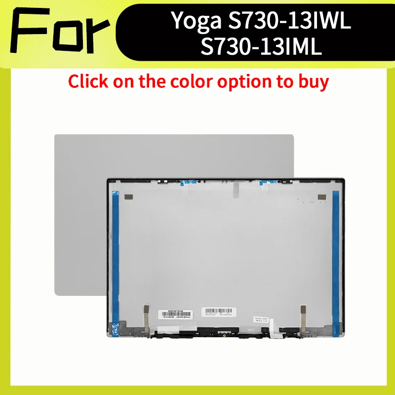 فضي جديد 5CB0S72858 لليوجا S730-13IWL S730-13IML الغطاء الخلفي الغطاء العلوي LCD الغطاء الخلفي