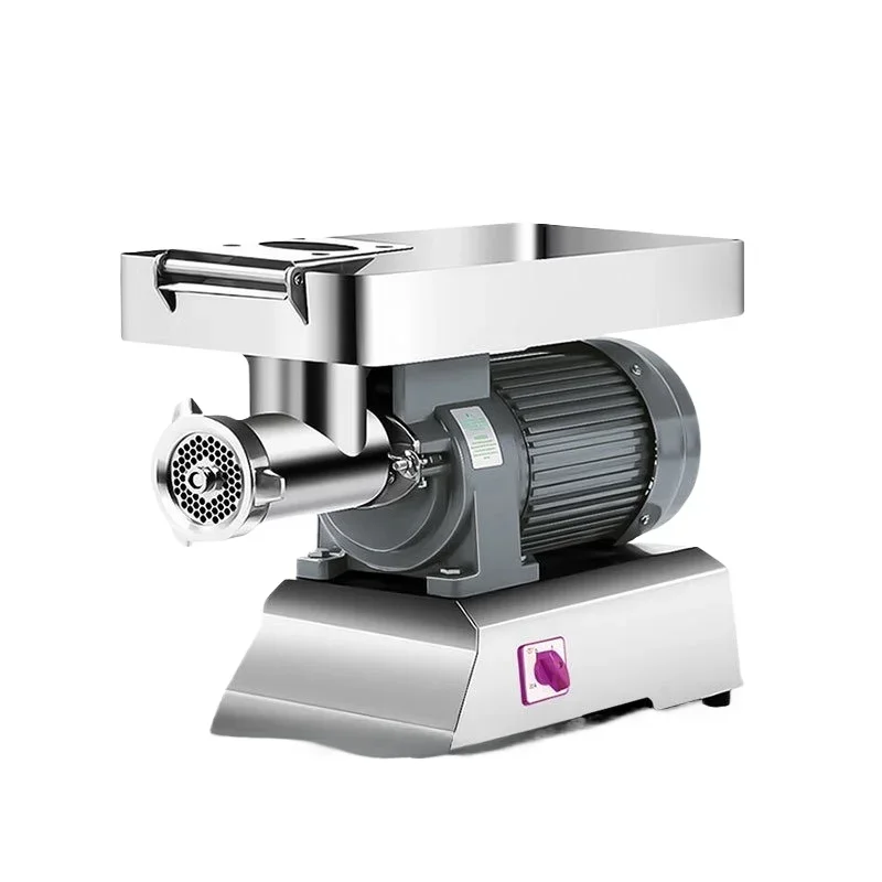 Meat grinder Commercial electric stainless steel high-power large minced meat grinder meat enema machine