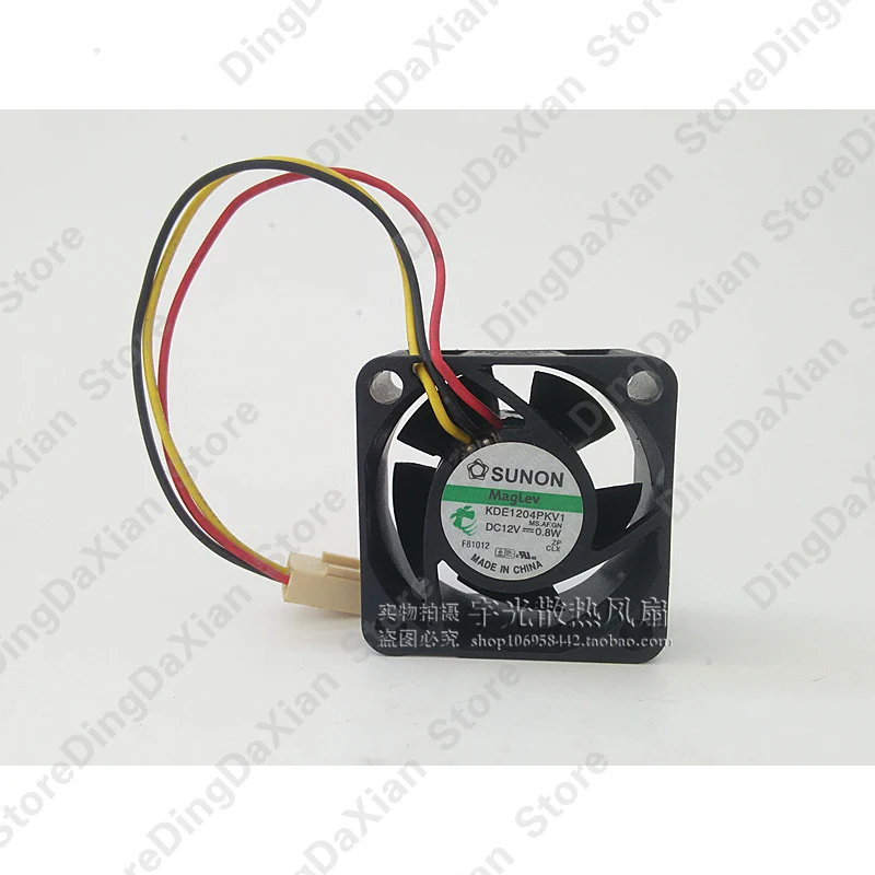 d 1PCS For Sunon KDE1204PKV1 | 40×40×20mm DC12V 0.8W 4CM 3-Pin Axial Fan