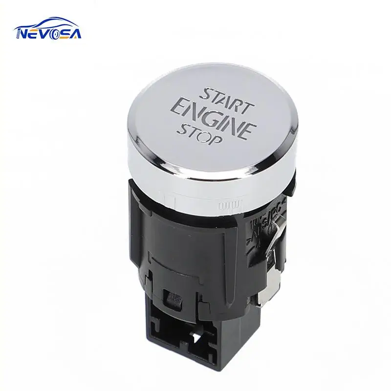 1Pcs Start Stop Push Button Cover 5ND959839 Engine Key Start Stop Button Switch Plus 2009-2014 Sharan 2011-20 For Golf