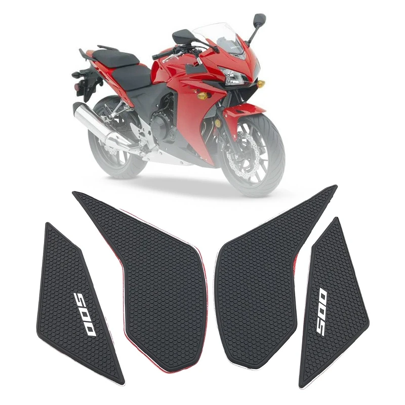 

For Honda CBR500R CB500F 2019 2020 2021 Motorcycle Anti Slip Tank Pad Gas Knee Grip Traction Side Protector Stickers