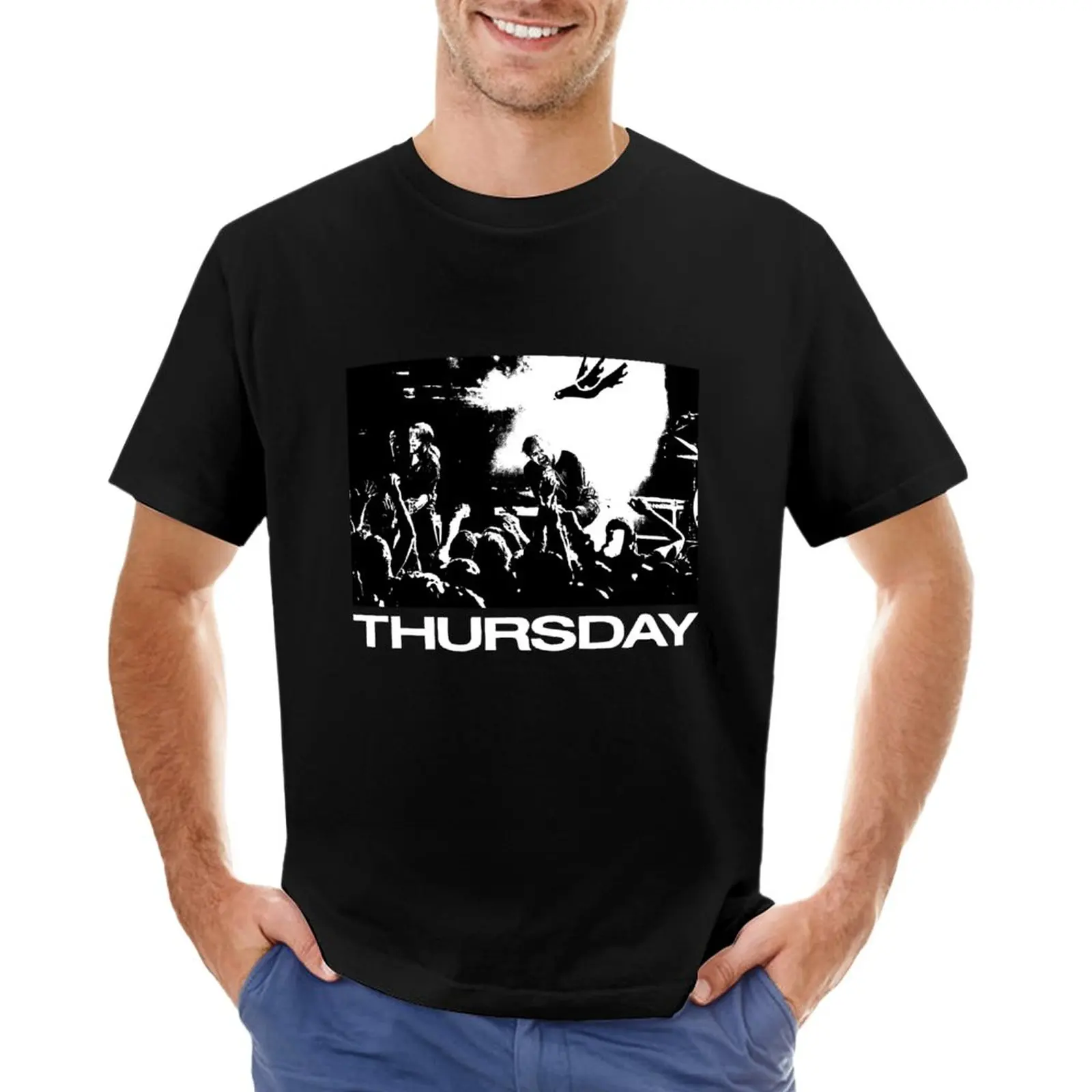 

Thursday Band T-Shirt hippie clothes customs design your own plus size tops plain t shirts men