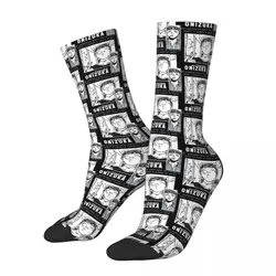 Funny Crazy compression Sock for Men Sunflower Hip Hop Harajuku Great Teacher Onizuka Seamless Pattern Printed Boys Crew Sock