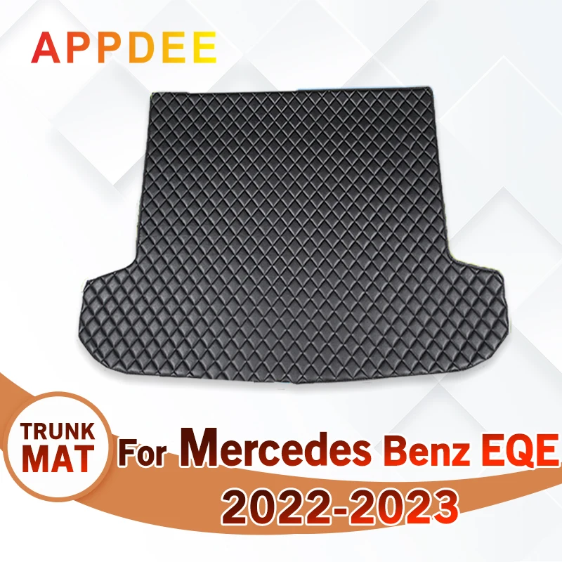 

Car Trunk Mat For Mercedes Benz EQE 2022 2023 Custom Car Accessories Auto Interior Decoration