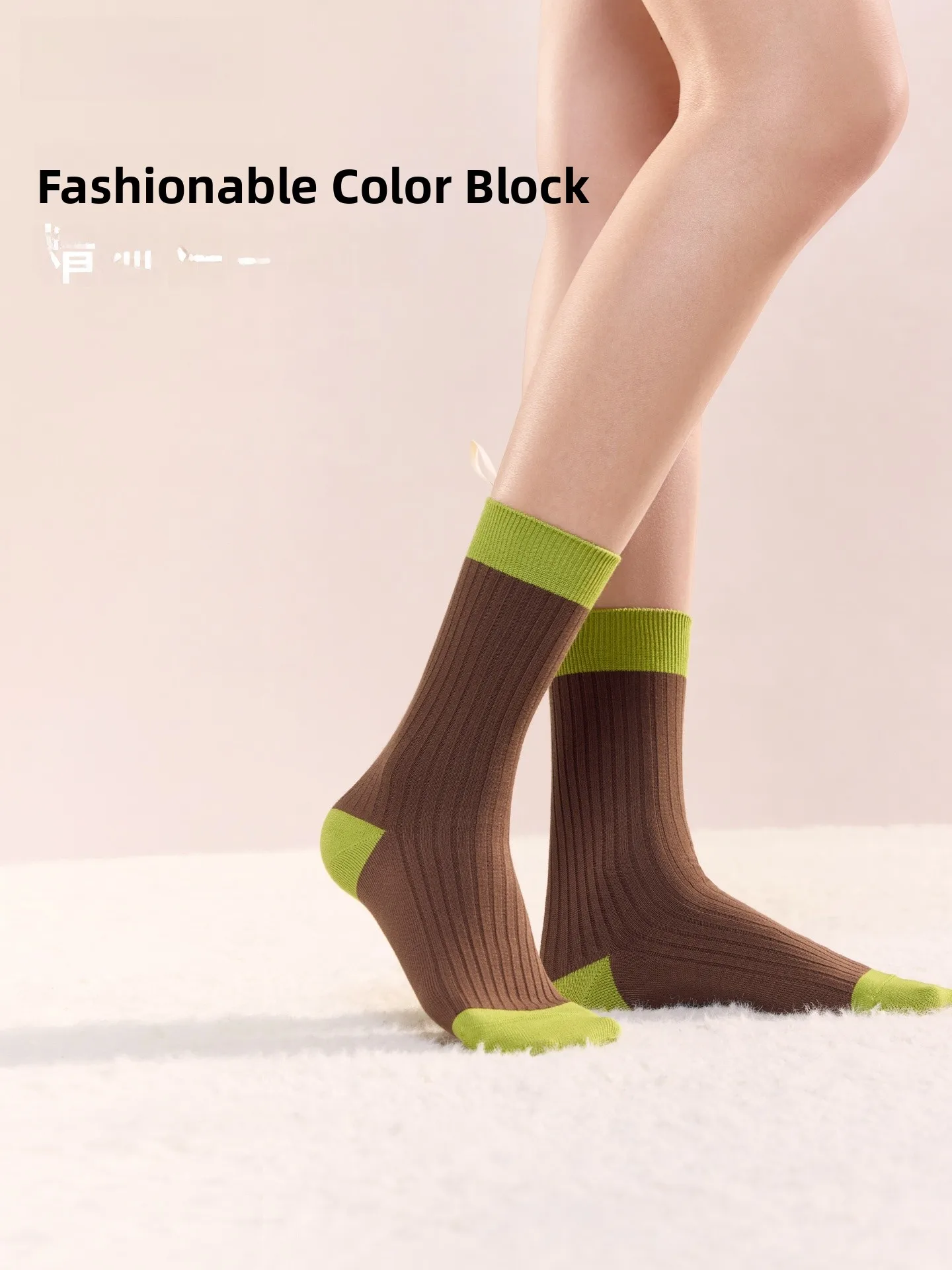 

Женские носки SIINSIIN до середины икры из чистого хлопка, спортивные, влагоотводящие, с контролем запаха, зимние, цветные, длинные, дышащие, комфортные