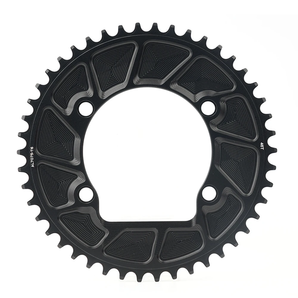 

Lightweight and Strong Single Ring Bike Chainring 110mm Made of CNC Machined AL7075 Aluminum for Optimal Performance
