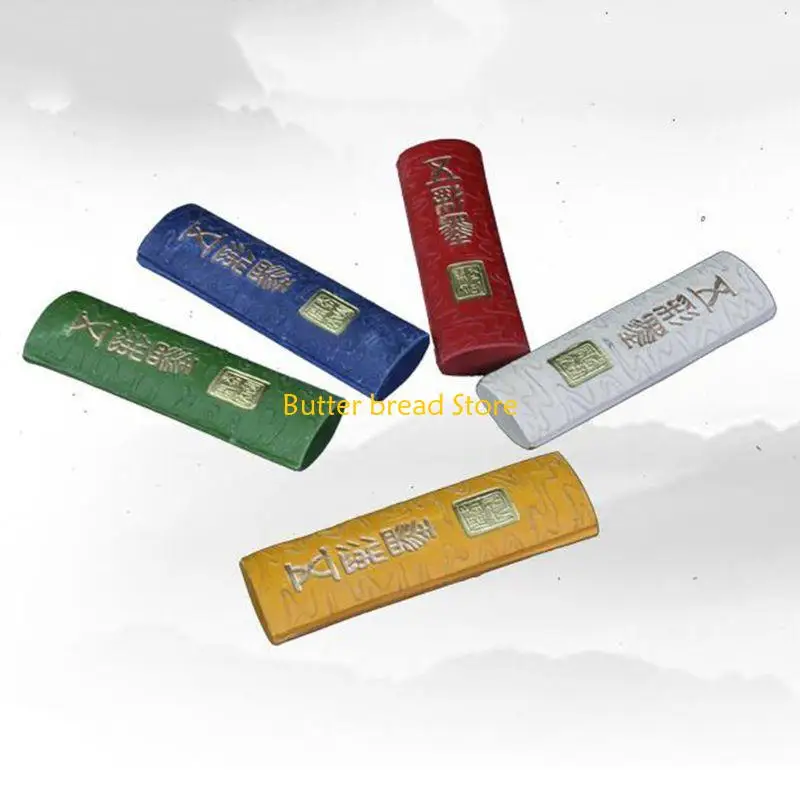 Set W89c 5 bastoncini colorati a inchiostro 5 colori blocchi inchiostro premium per calligrafia cinese