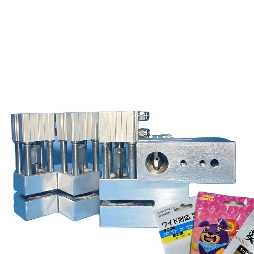 Pneumatic Hole Puncher 90mm*20mm Round Hole Punch for Plastic Packaging Bag Flexible Package Circle Cutter Hole Punch Cutter