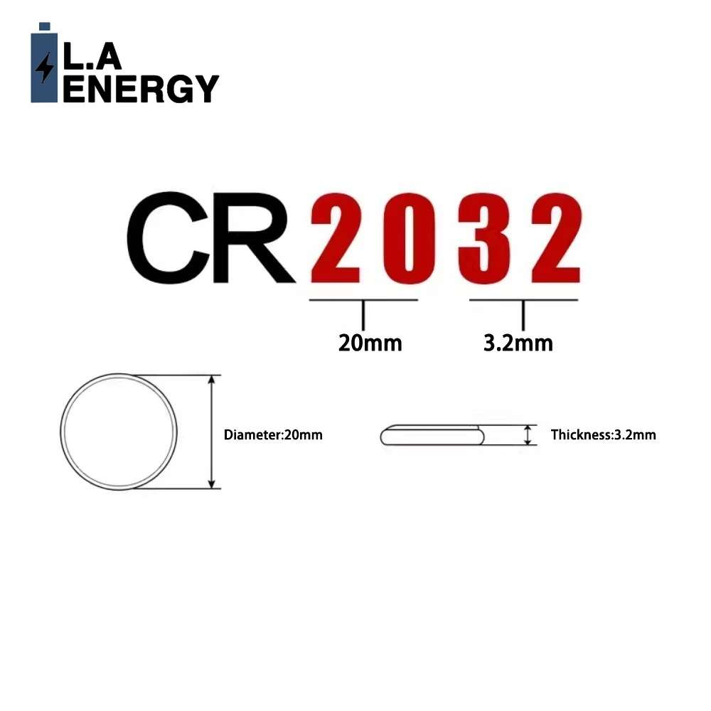 10PCS RENATA CR2032 Lithium Battery CR 2032 DL2032 ECR2032 3V for Car Key Watch Toy Remote Control Button Coin Cell