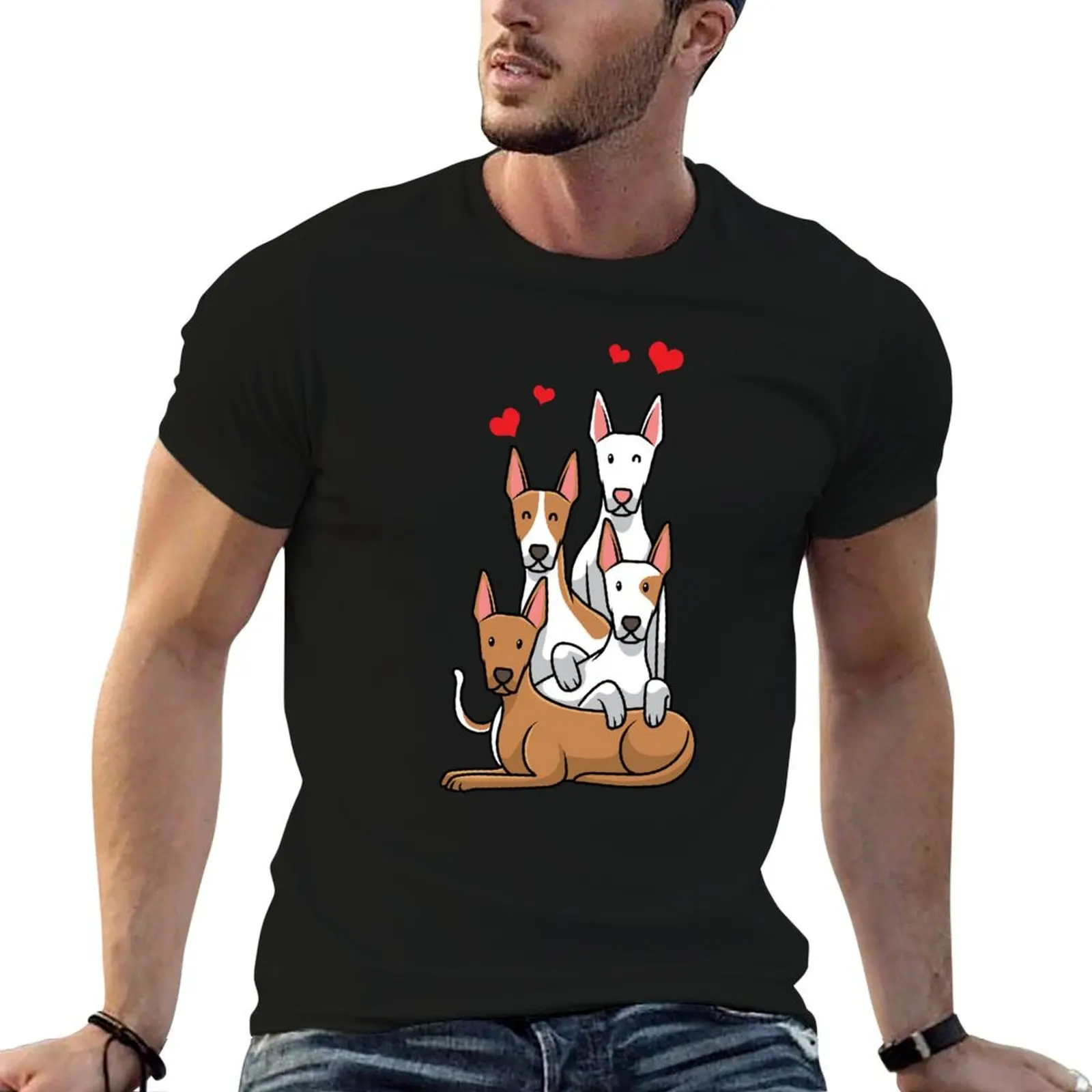 Podenco Dogs T-Shirt baggy shirts customizeds oversized graphic tee Blouse mens cotton t shirts