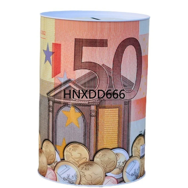 

Storage Box Money Gifts Piggy Bank Tin Money Box Savings Period Only Comes In Not Out Safe Deposit Home Decor