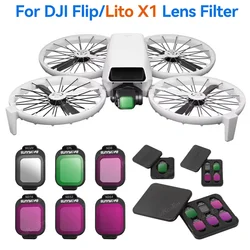 Lens Filter Kit For DJI Flip LITO X1 CPL UV ND8 ND16 ND32 ND64 ND Filters Lightweight Camera Fliter LITO Flip Drone Accessories