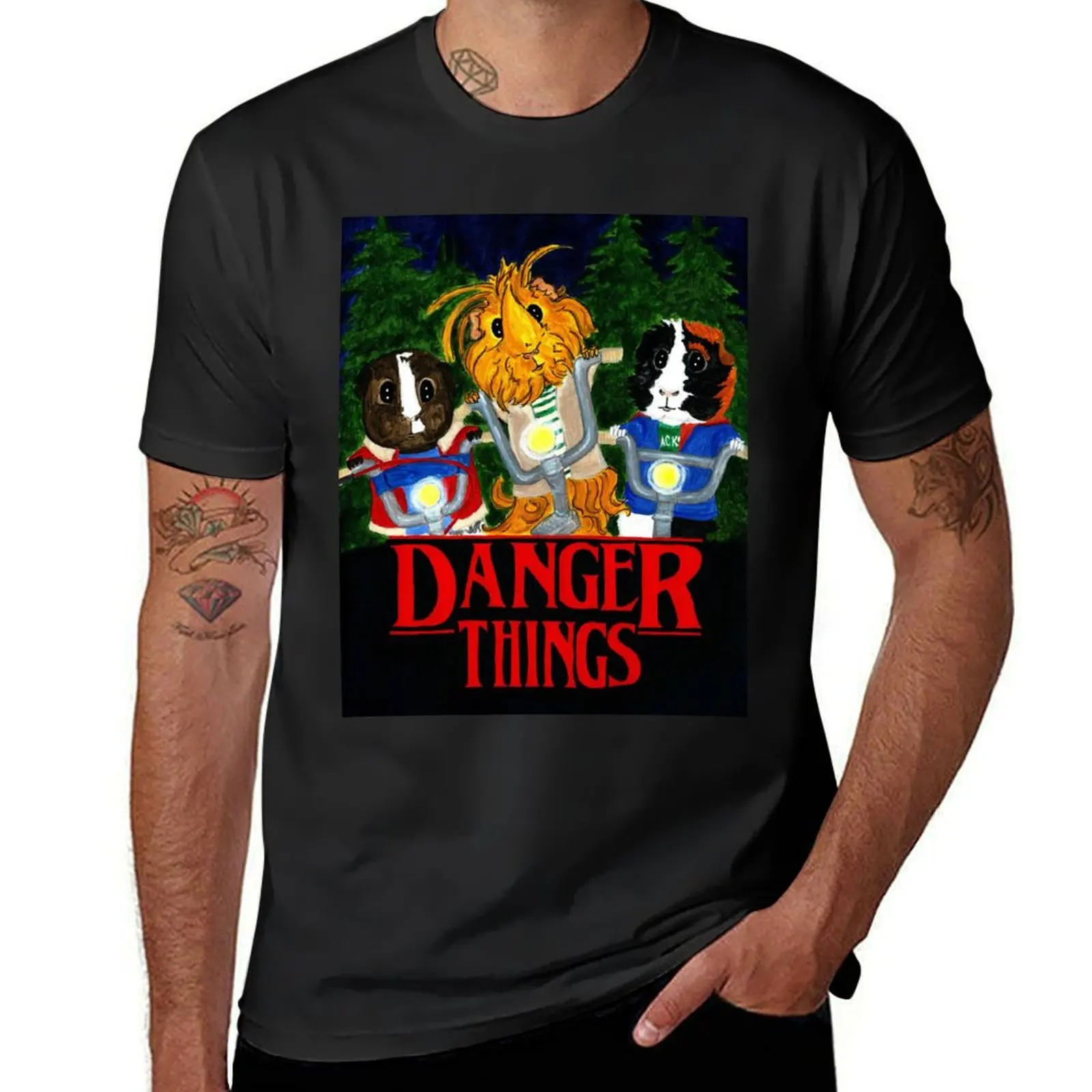 Danger Things T-Shirt hippie clothes kawaii clothes Short sleeve tee customs design your own men clothings