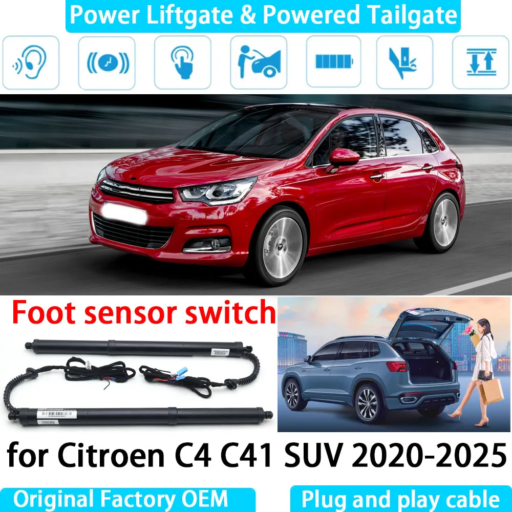 

for Citroen C4 C41 SUV 2020-2025 Automatic Electric Power Liftgate Powered Tailgate Strut Tail Gate Lift System
