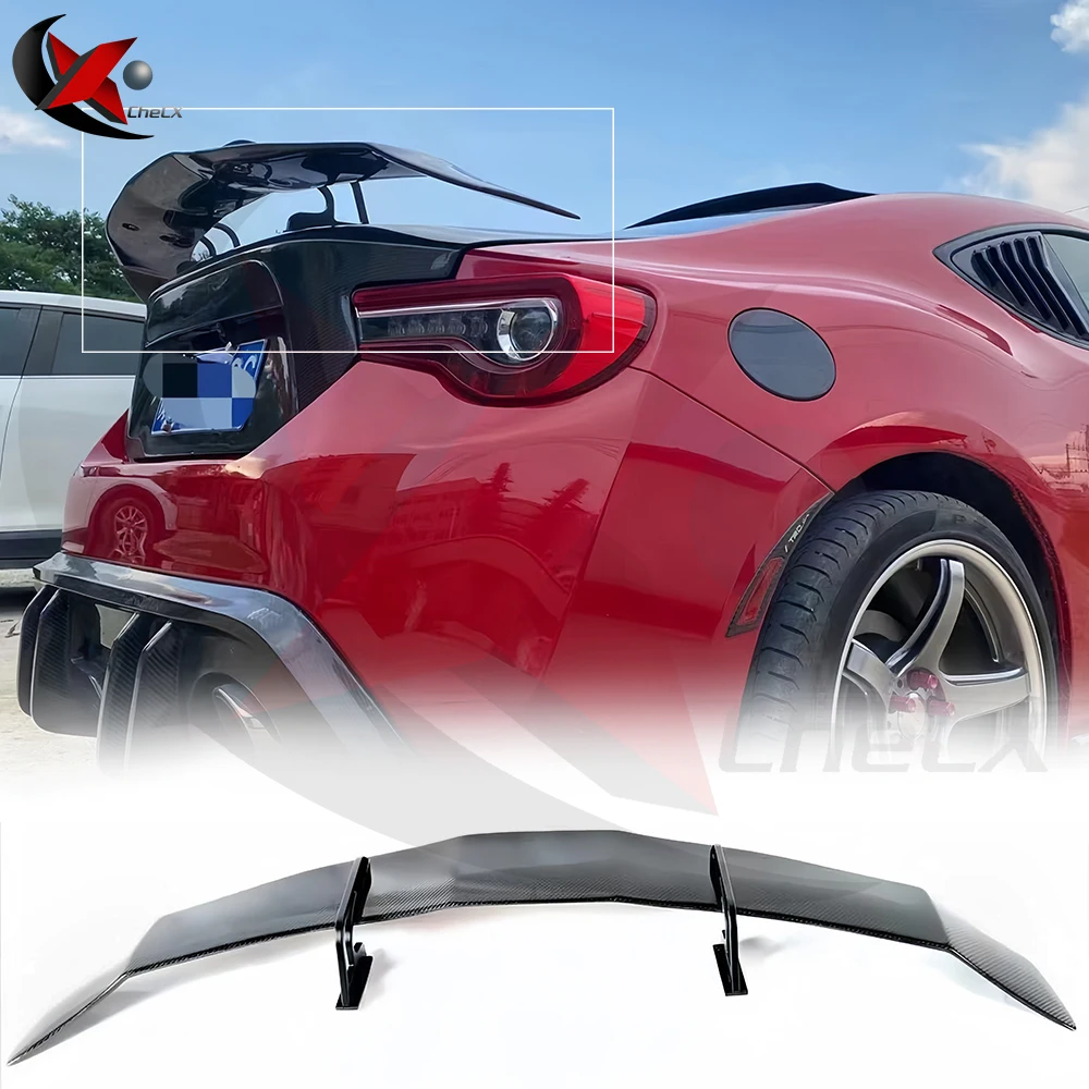 Suitable For Toyota GT86 Subaru BRZ Coupe 2012-20 GT Style Rear Spoiler Carbon Fiber Material Car Trunk Lid Wing Aerodynamic Kit