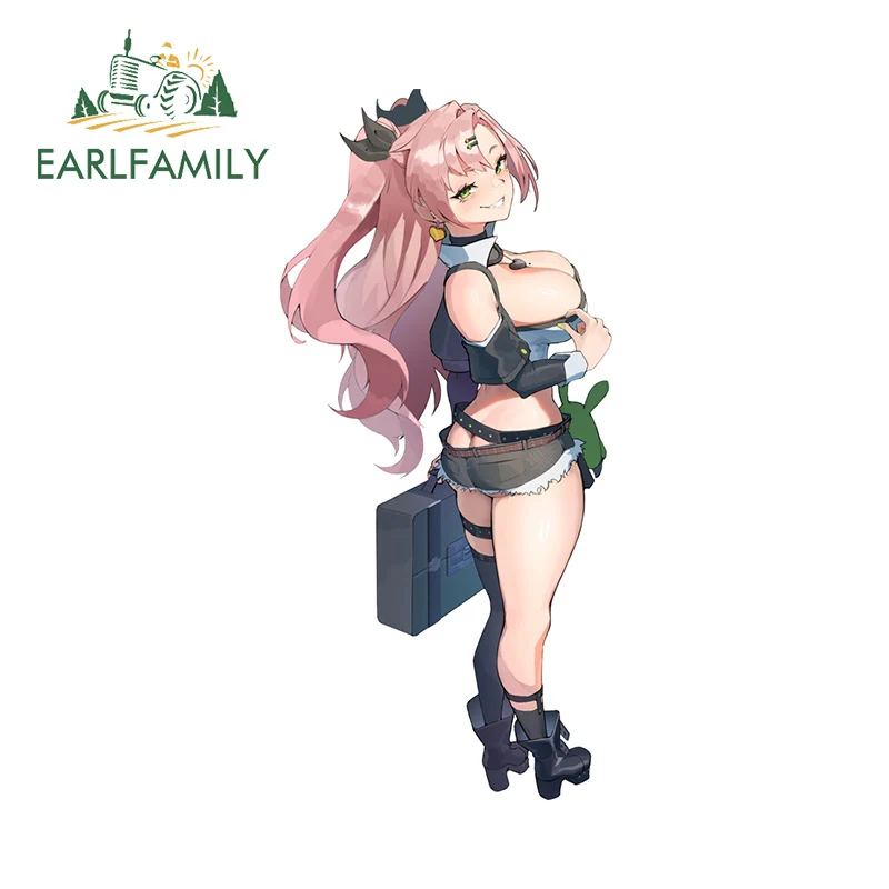 

EARLFAMILY 13 см X 6,1 см для Zenless Zone Zero Nicole Demara, сексуальные автомобильные наклейки, граффити, простой коридор