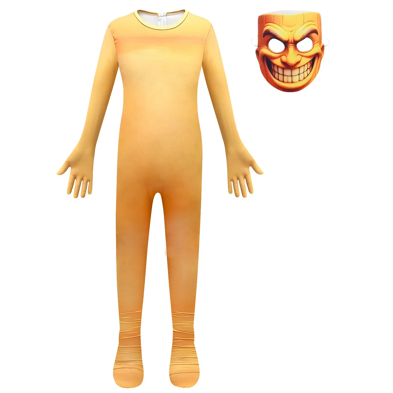 

Kids Boys Girls Tung Tung Tung Anime Cartoon Jumpsuit Mask Set Outfit Christmas Role Play Halloween Cosplay Costume