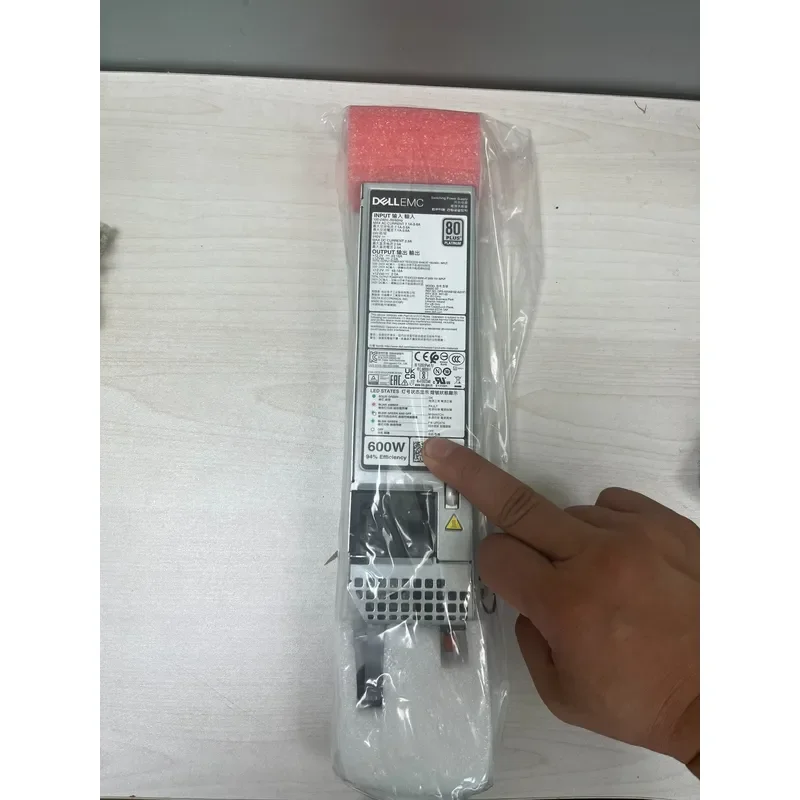 for DELL EMC 600W Server Power Supply 80PLUS Platinum Replacement Parts