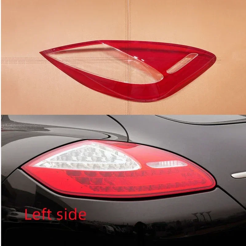 Carcasa de luz trasera para Porsche Panamera, cubierta de cristal de repuesto para luces de freno, 2010, 2011, 2012, 2013