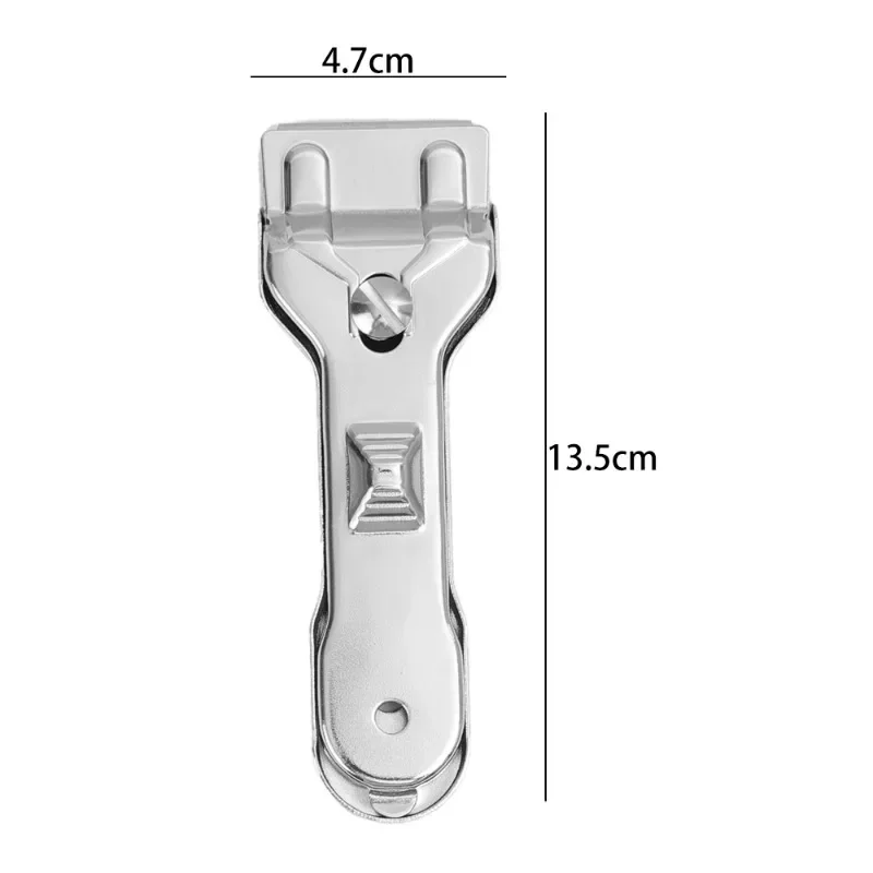 Raschietto per lama di rasoio strumento per raschiare la vernice con 5 lame spatola per piano cottura retrattile in acciaio inossidabile strumenti