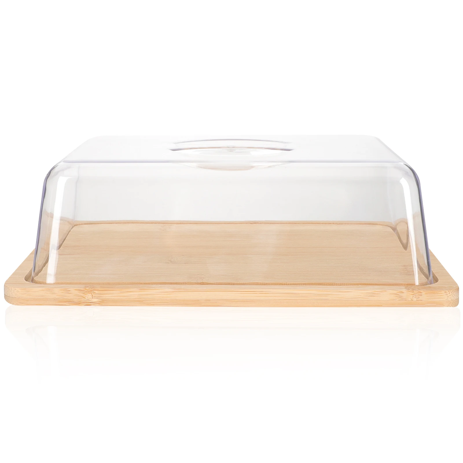 

Rectangle Snack Tray Butter Dish Lid Farmhouse Glass Container Refrigerator Holder Premium Material Large Size Kitchen Barware