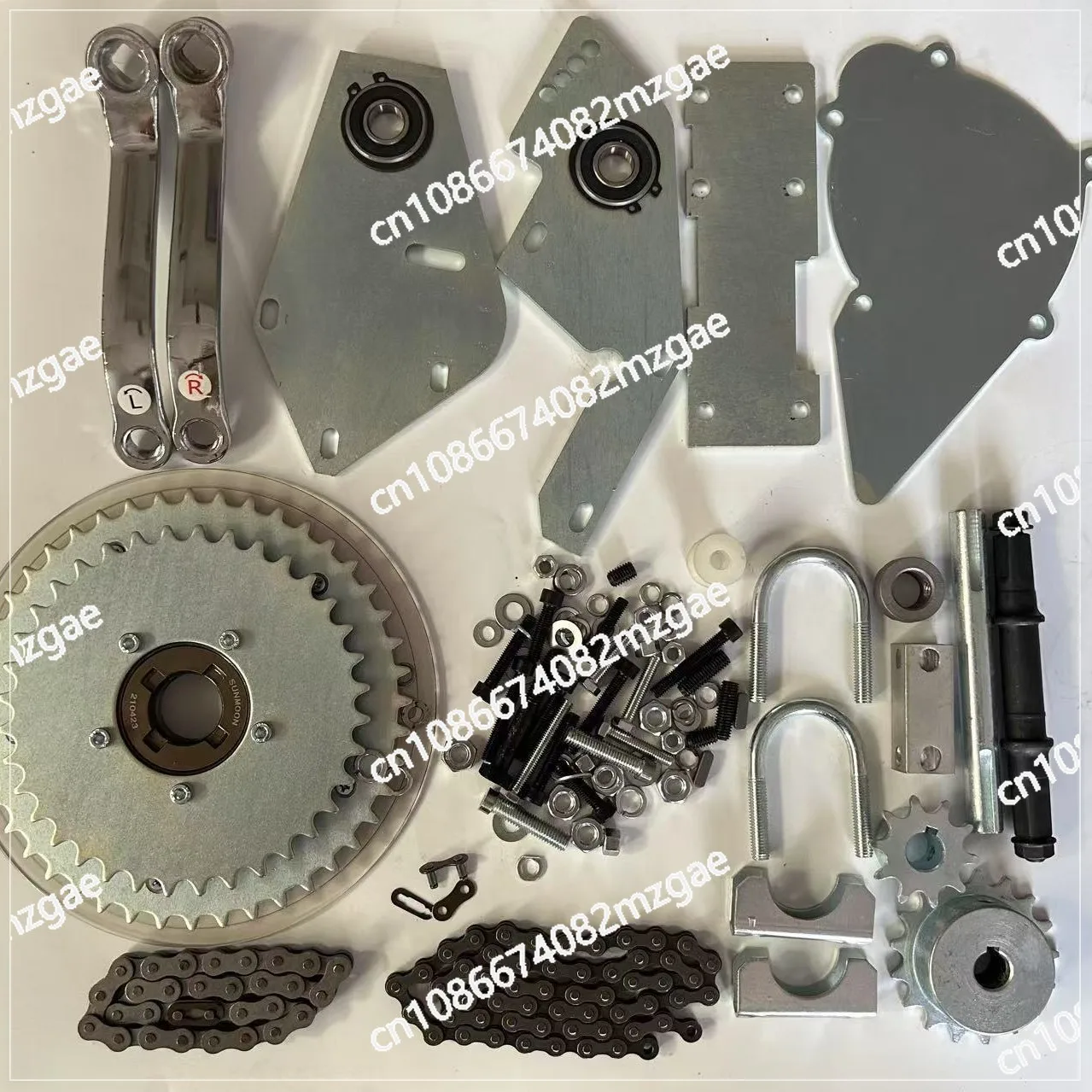 New Gear Conversion Kit for Bicycle Modification, Complete Set for Drivetrain Upgrade and Gear System Enhancement