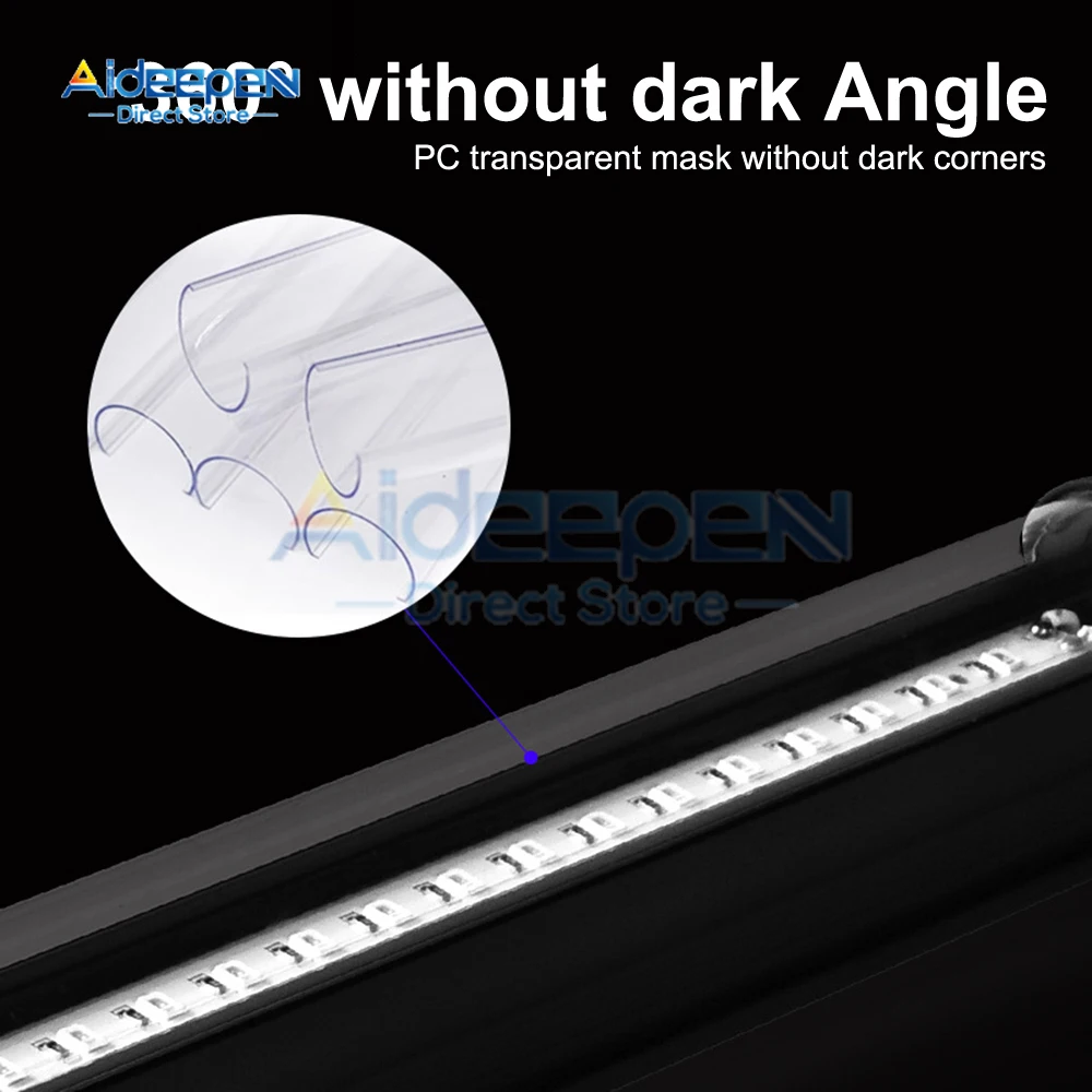 ไฟ LED สีดํา 6W 395nm T5 UV Blacklight บาร์สําหรับเรืองแสง Tapestry โปสเตอร์สีเรืองแสงฮาโลวีน Decor xmas Party