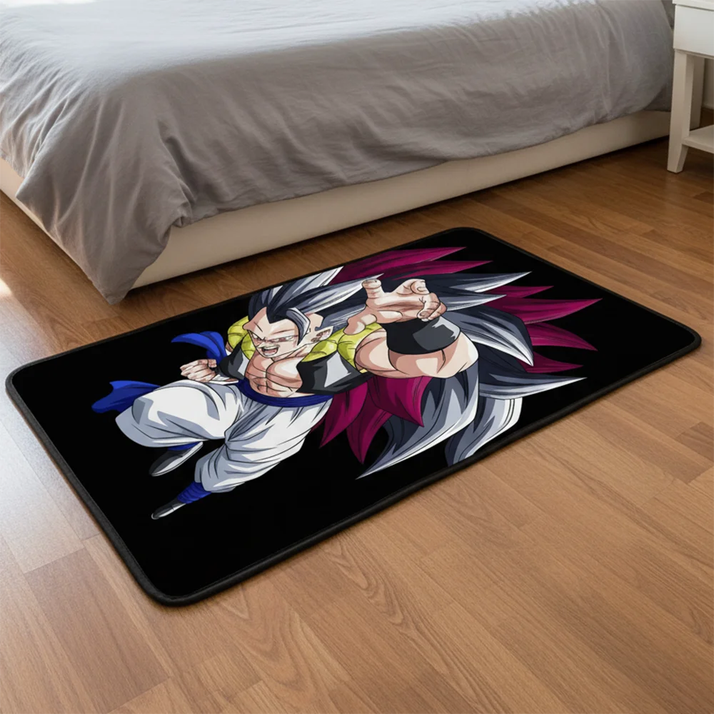 Alfombras de área, figura de Anime, Dragon Ball Z, Goku, bestia, Gohan, Vegeta, alfombra personalizada, alfombra impresa hecha a mano para decoración de habitación, alfombra para mascotas