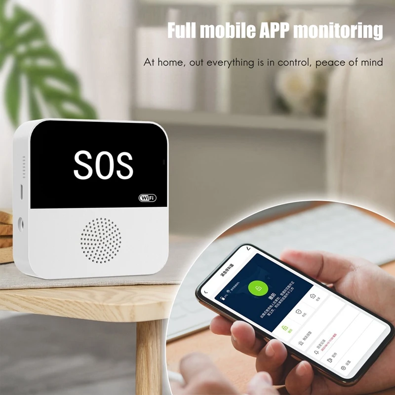 Wireless Elderly Caregiver Pager With SOS Emergency Call Fit For Patient Elderly